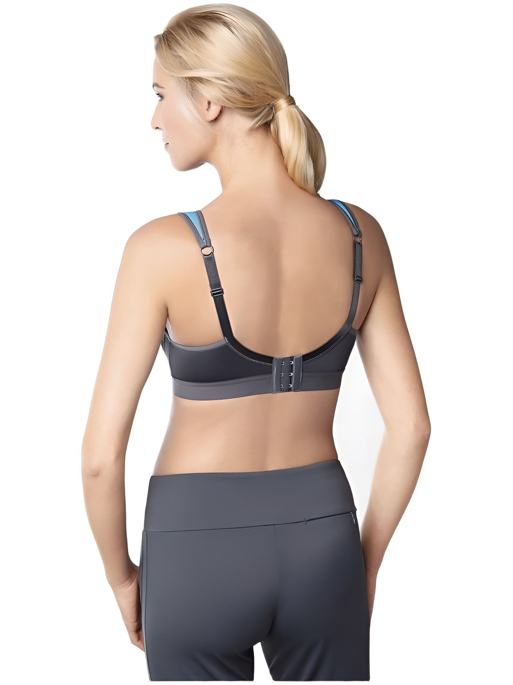 Спортивный бюстгальтер Jenifer Active 90D черно-белый