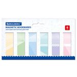 Закладки для книг МАГНИТНЫЕ, "GEOMETRY", набор 30 шт., 60x20 мм, BRAUBERG, 113177