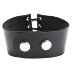 Оригинальный кожаный чокер со шнуровкой спереди БДСМ Арсенал 55052