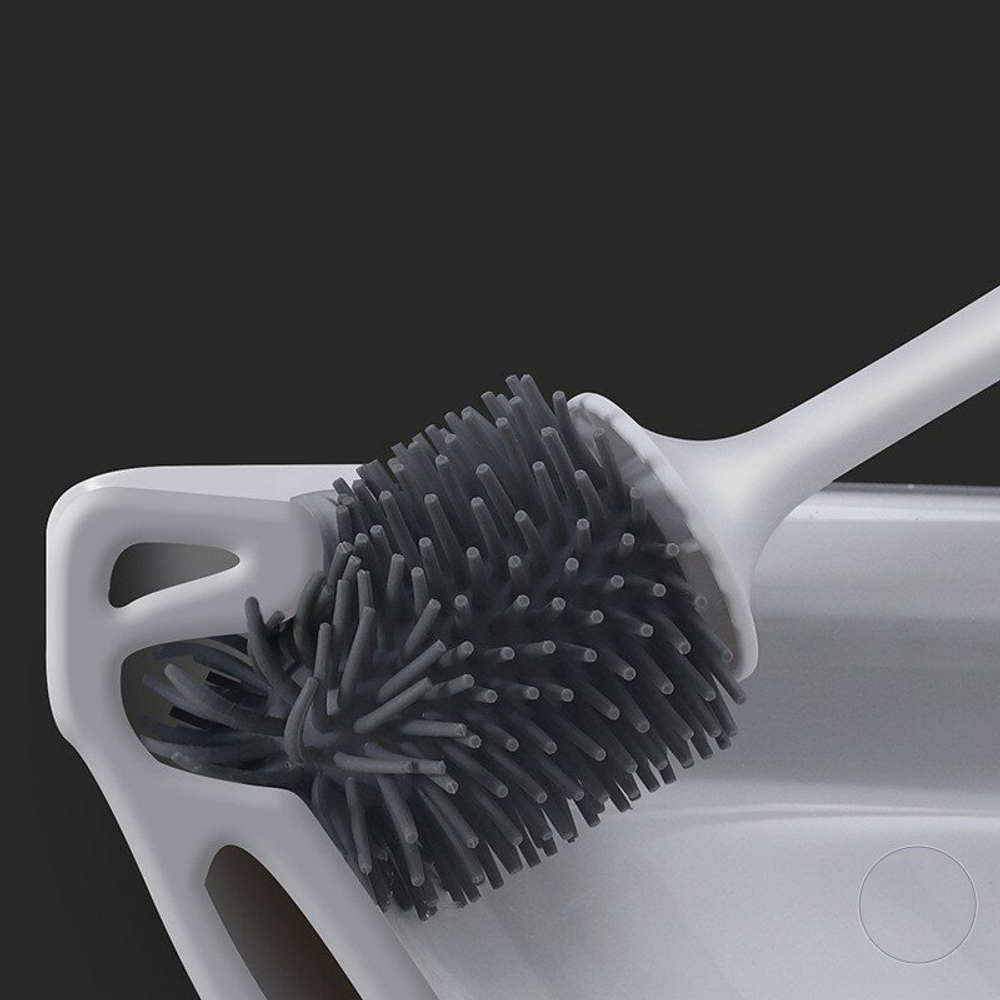 Ершик силиконовый для унитаза и туалета щетка ерш, напольный