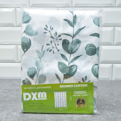 Штора для ванной 180*200см ПВХ, HS2021