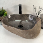 Раковина из речного камня RS-65232 52*40*15 0862