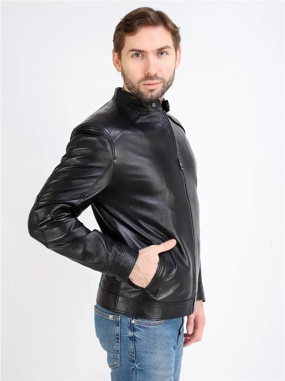Куртка мужская из натуральной кожи