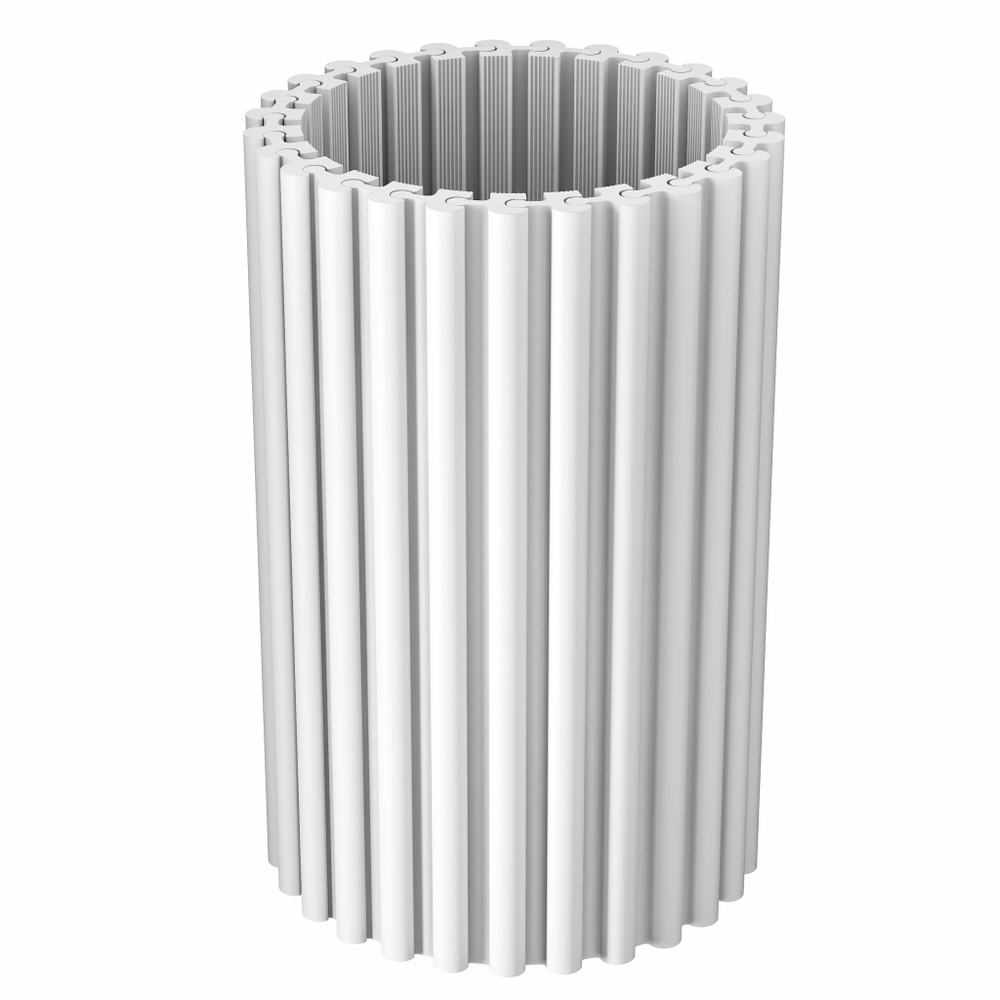 Cosca Decor. Заглушка ZL007, 30х23ч2800мм, левая, для рейки RX007, Экополимер