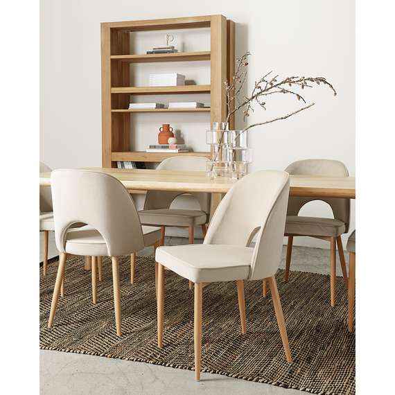 Стул evelyn, велюр, бежевый