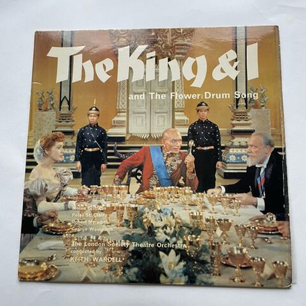 Винтажная виниловая пластинка LP Mollie Griffiths, Peter St. Clair, Robert Meredith, The King and I, Песня цветочного барабана The Flower Drum Song (Англия 1965)
