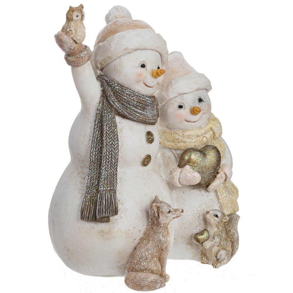 GAEM Фигурка декоративная "Снеговики", L12 W9,5 H15,5 см