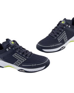 Мужские кроссовки теннисные EA7 Unisex Woven Sneaker Clay - sky captain/white