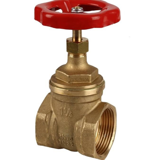 Задвижка латунная PN 16 Ду  32 (1 1/4") латунная