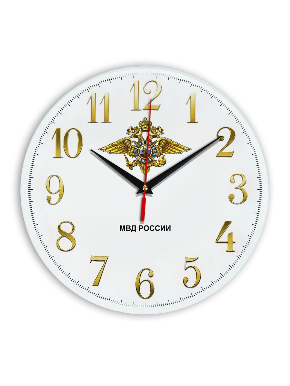 Часы на стену подарок день полиции МВД (0 / Рос. размер 1)