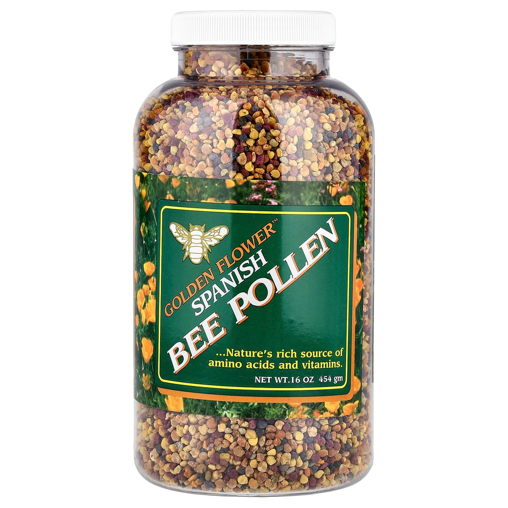 Golden Flower, испанская пчелиная пыльца, 454 г (16 унций)