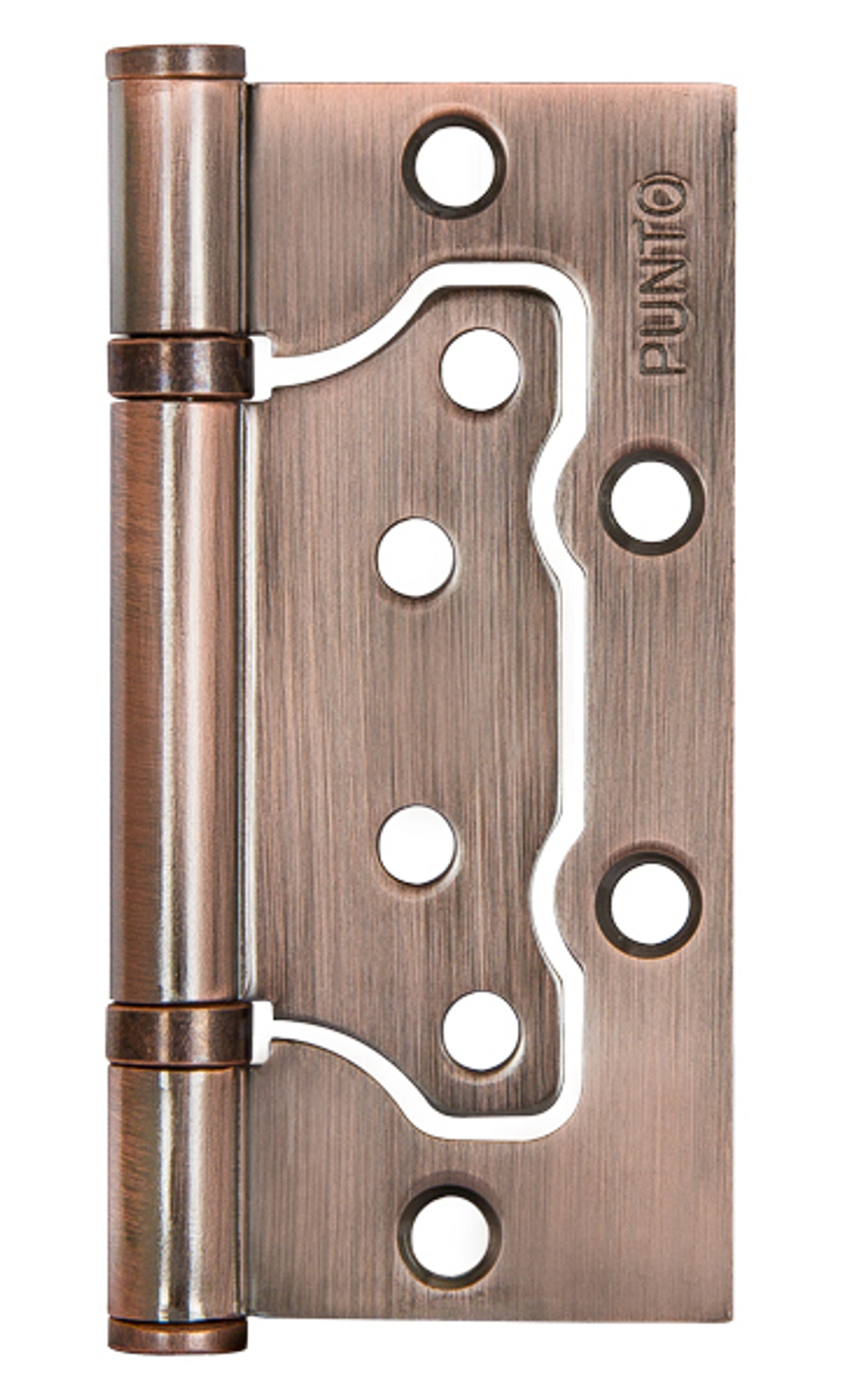 [ТОВАРА НЕТ В НАЛИЧИИ] Петля стальная накладная Пунто 200-2B 100x2,5 AC, цвет медь (гарантия - 1 месяц)