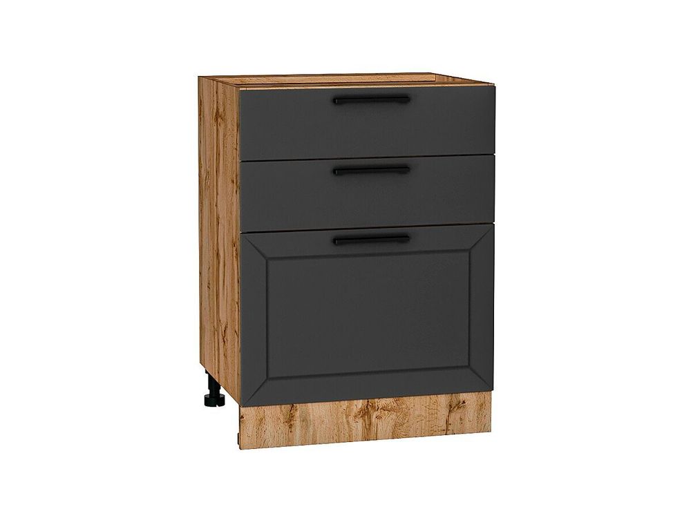 Шкаф нижний с 3-мя ящиками Глетчер