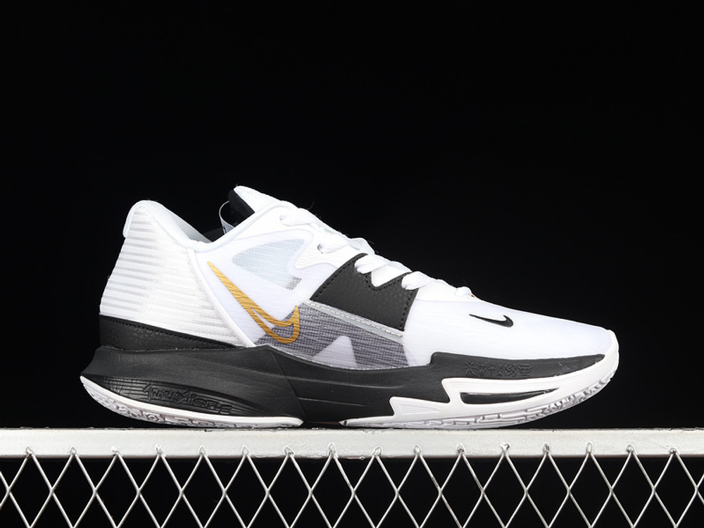 Nike Kyrie Low 5 White Metallic Gold Black