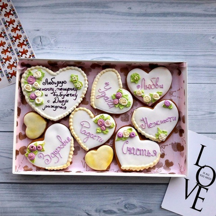 Имбирные пряники День рождения