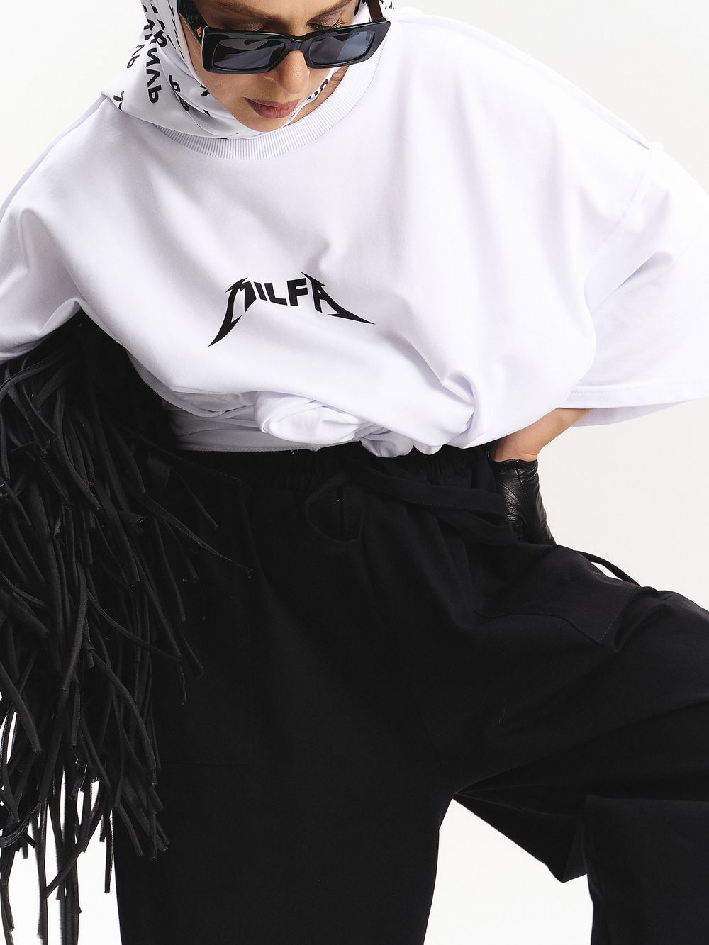 Футболка оверсайз(унисекс) плотная «MILFA»