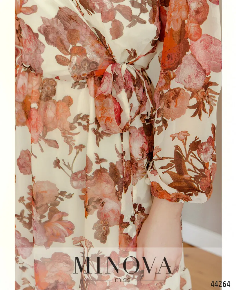 Платье 4121-бежевый Minova