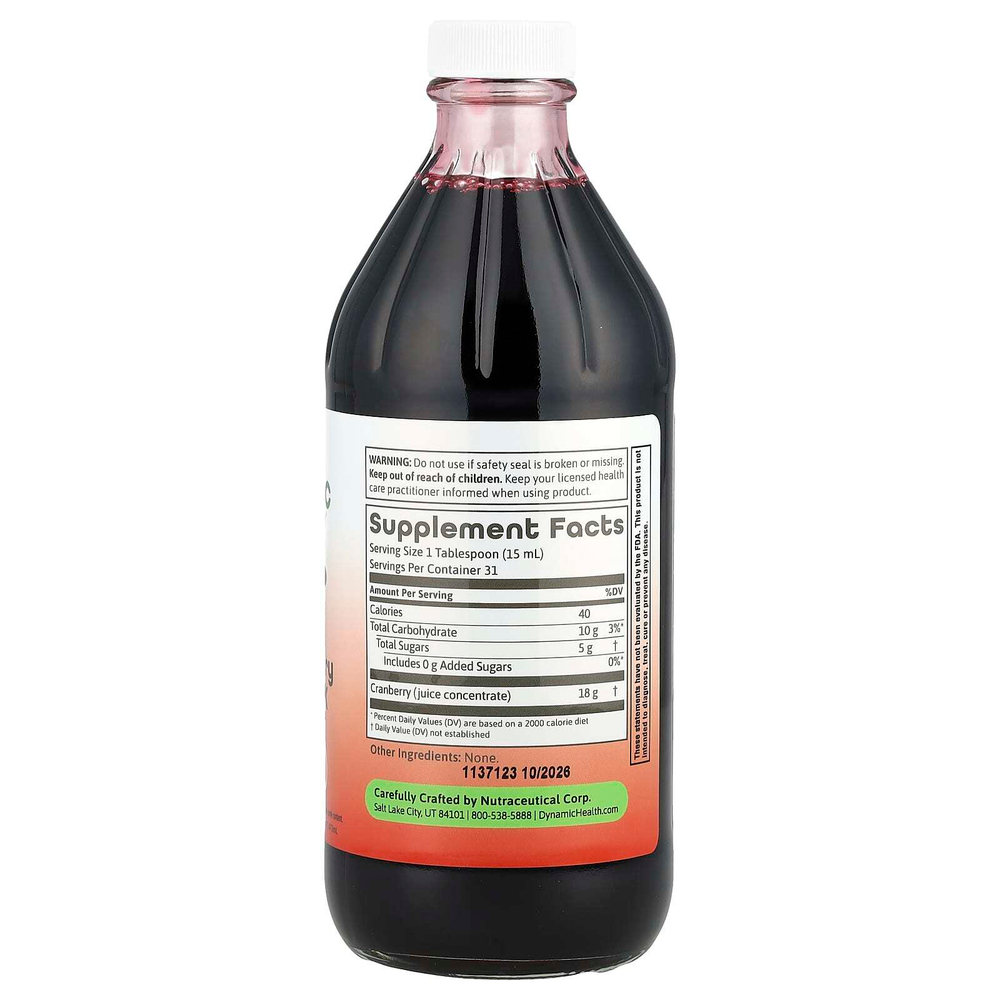 Dynamic Health, 6-кратный концентрат клюквы, 473 мл (16 жидк. Унций)