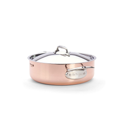 Кастрюля с крышкой низкая de Buyer Prima Matera (28 см)