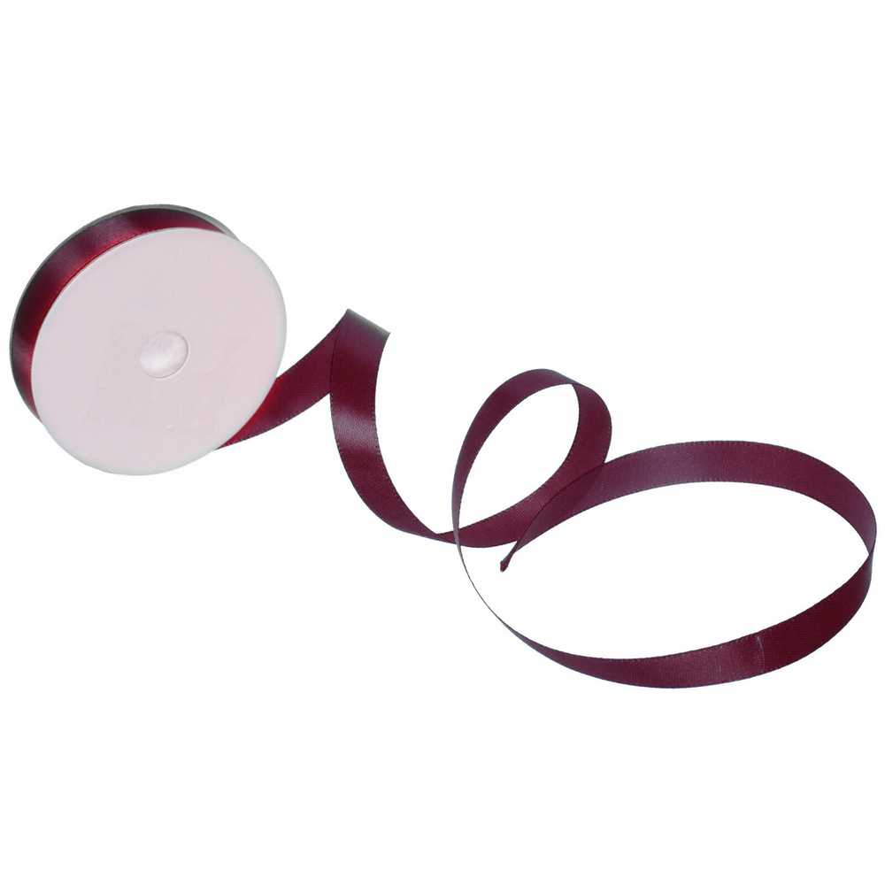Лента для декорирования «Подарок» 1,2 см, 4,5 м, Бордовый