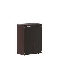 Шкаф средний со стеклянными дверьми и обвязкой DMC 85.2  892х450х1185 DIONI