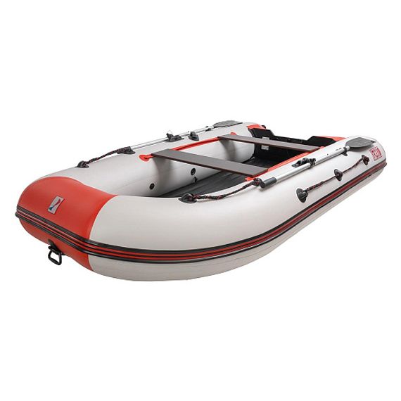 Лодка Алтай А320 надувное дно, светло-серый/красный (модель A-S320AS) Тонар