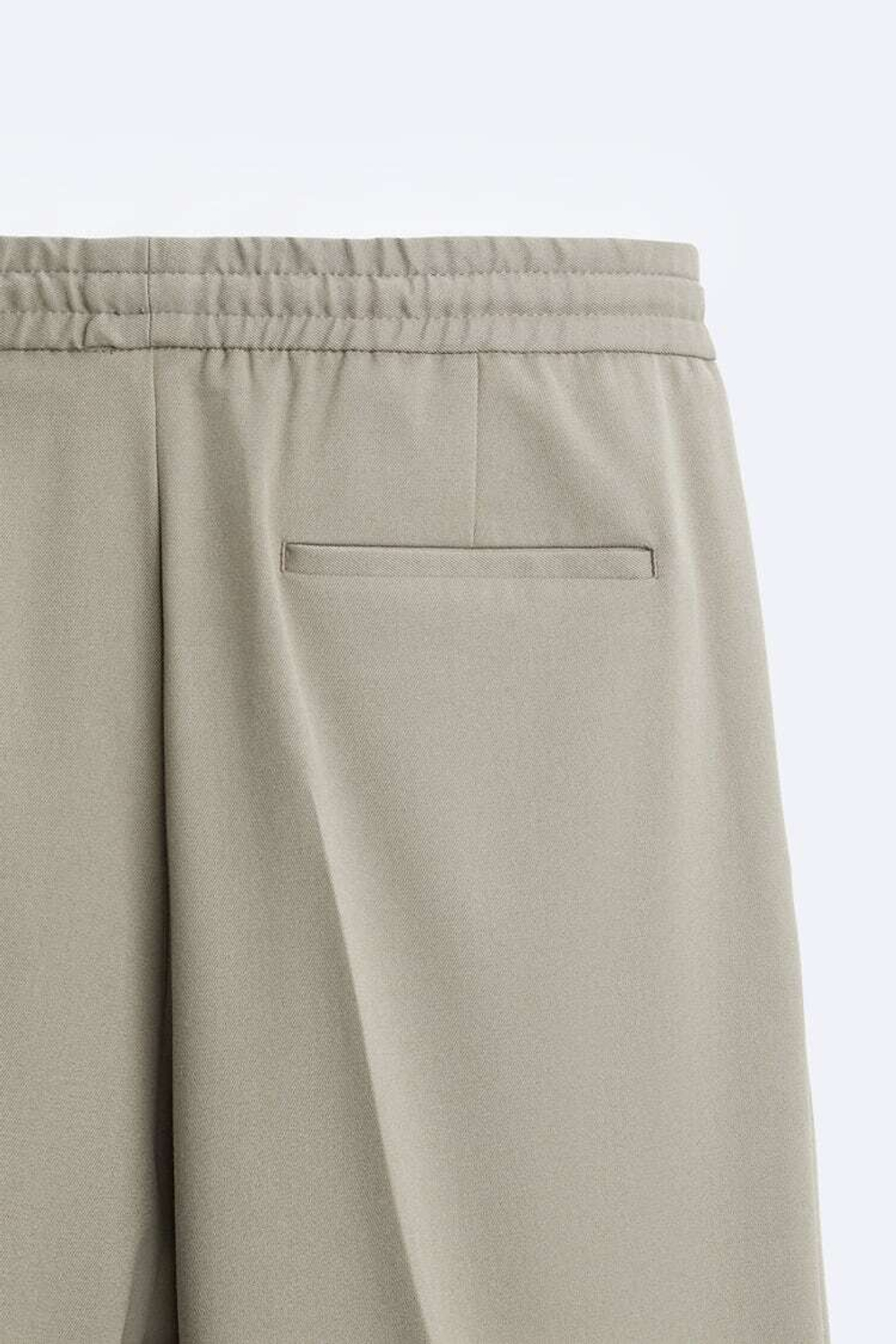 ZARA БРЮКИ-ДЖОГГЕРЫ КОМФОРТНОЙ ПОСАДКИ, ХАКИ