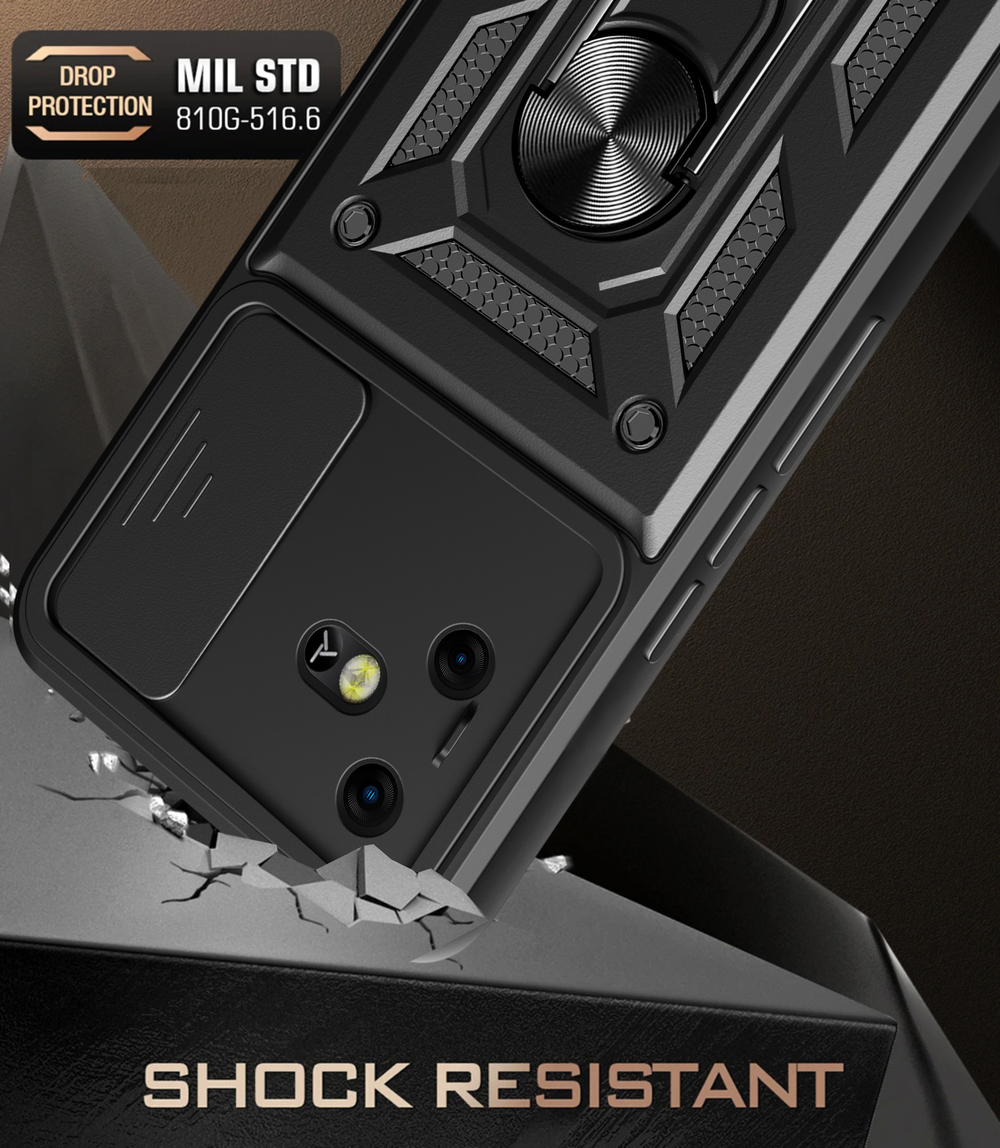 Чехол с кольцом Bumper Case для Tecno Pova 3