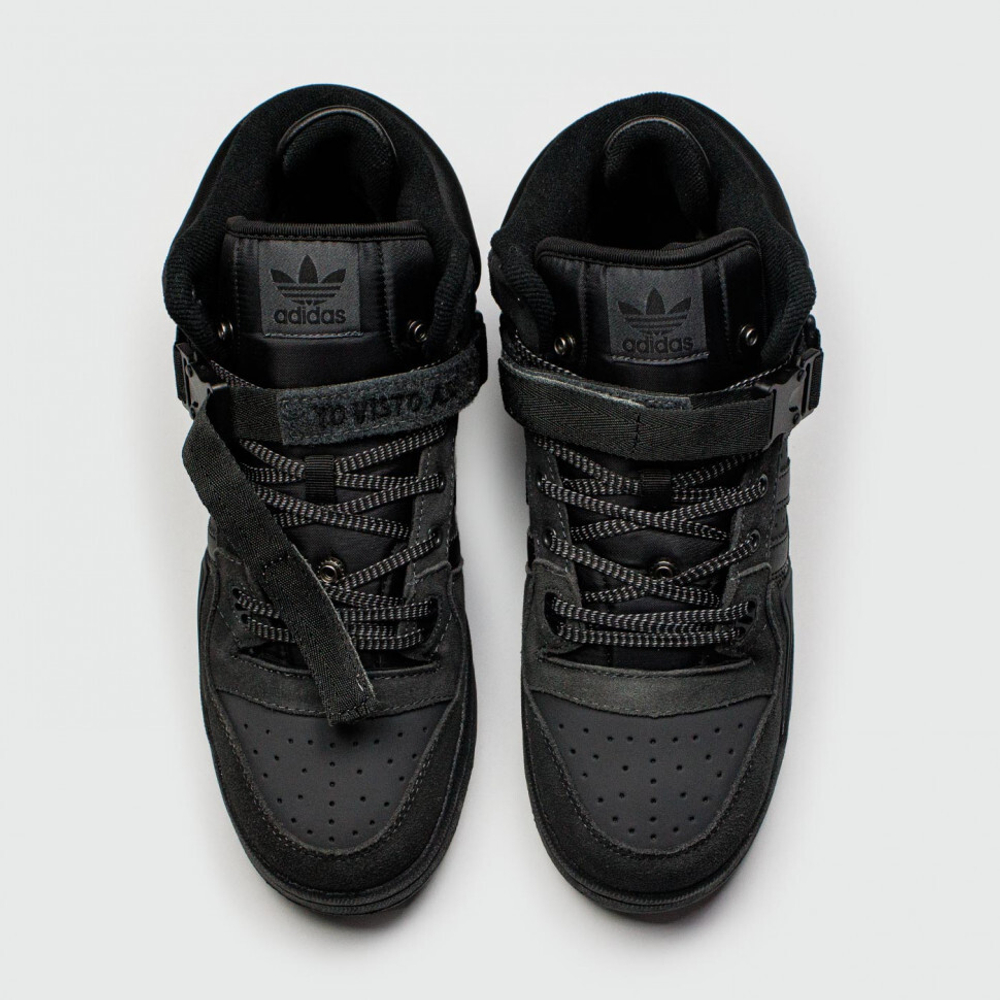 кроссовки Adidas Forum Mid x Bad Bunny Dark Grey Winter