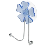 Крючок двойной Цветок, на присосках, W2082G