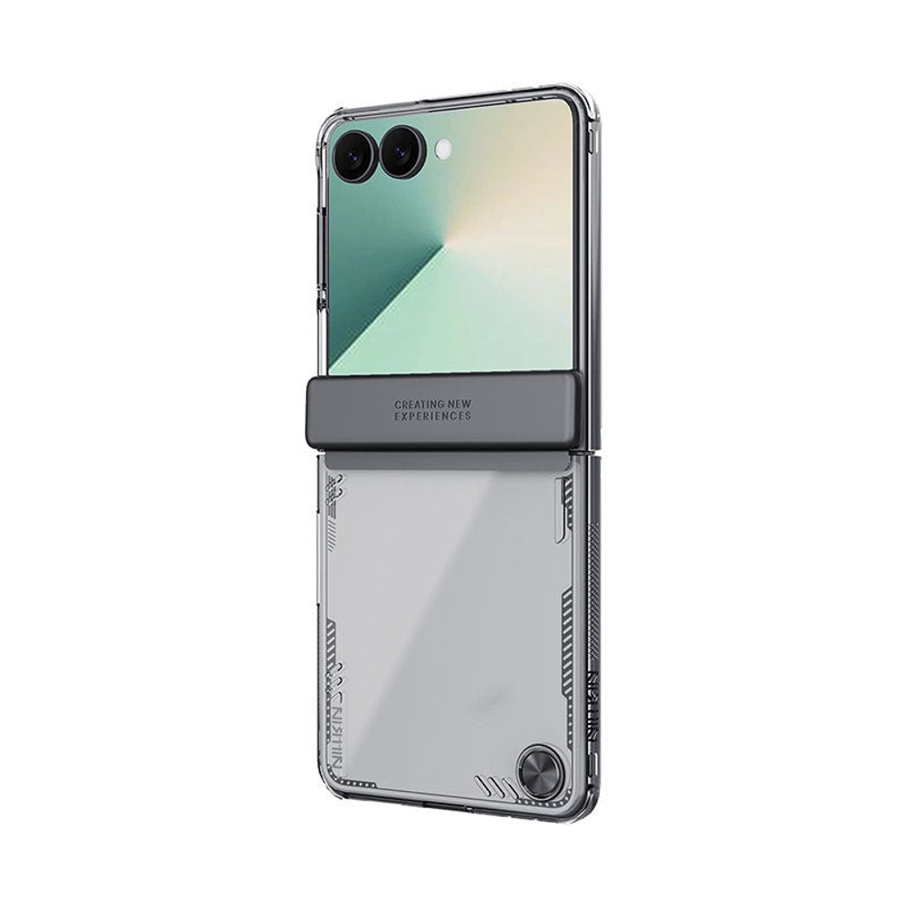 Чехол прозрачный тонированный от Nillkin на Samsung Galaxy Flip 7, серия Iceblade Case