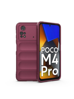 Противоударный чехол Flexible Case для Xiaomi Poco M4 Pro 4G