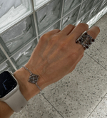 Браслет снежинка silver