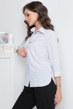 Рубашка Жаклин офис (горошки) Diolche (Акция)