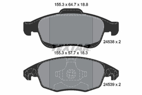 TEXTAR - 2453801-TET - Brake Pad Set, disc brake