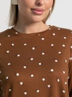 Лонгслив Вдвоём с тобой (коричневый) Б15511-7М LT Collection