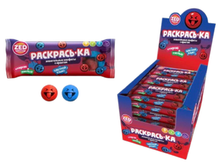 Жевательная конфета Раскрась-ка
