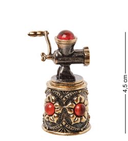 AM-3000 Наперсток «Ажурная мясорубка» (латунь, янтарь)