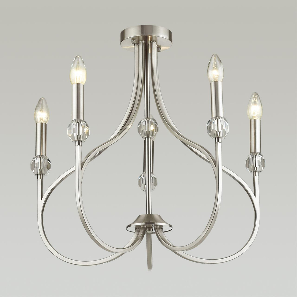 4495/5C NEOCLASSI LN26 116 никель Люстра потолочная E14 5*60W 220V MACKENZIE