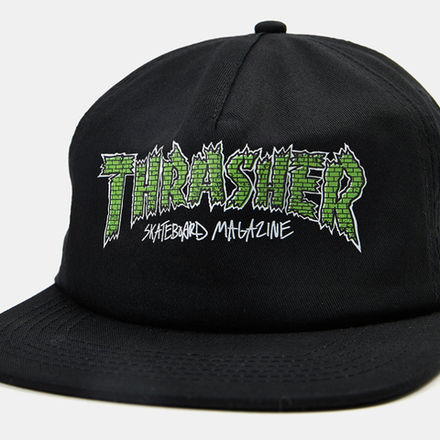 Кепка Thrasher BRICK BLACK SNAPBACK