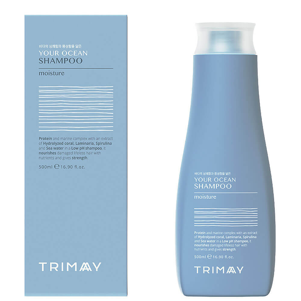 Шампунь безсульфатный протеиновый с морским комплексом Trimay Your Ocean Shampoo Moisture 120 мл.