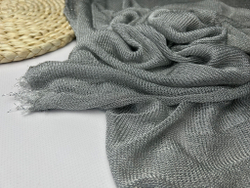 Сетка СТРЕЙЧ металлизированная СЕРЕБРО