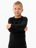 Футболка детская термо унисекс черный