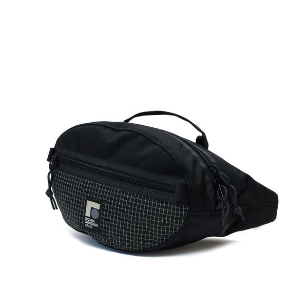 Сумка поясная Giant Waist черная - фото 5