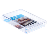 Органайзер для холодильника 20х30х5см с крышкой Прозрачный