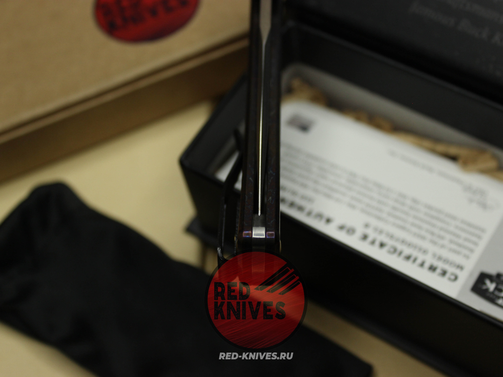 Нож Buck 110 Slim Pro TRX Titanium (Legacy Collection 2023) - желтый огненный титан