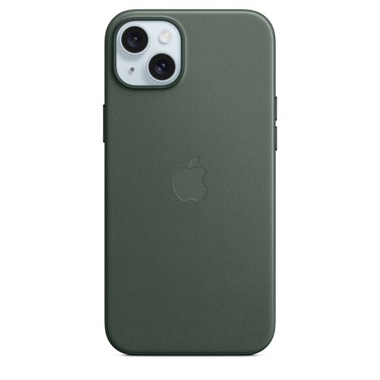 Apple FineWoven Case with MagSafe iPhone 15 Plus Evergreen (Зелёный)