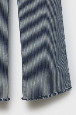 ZARA ШИРОКИЕ ДЖИНСЫ В ПОЛОСКУ Z3D, ПОЛОСКИ