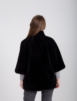 Женский Жилет удлиненный из овчины