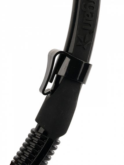 Набор маска+трубка в сумке Sargan Баттерфляй-М черный/черный